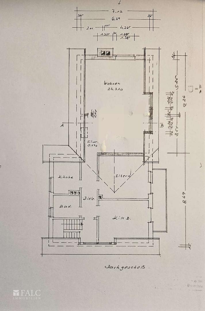 Grundriss Dachgeschoss