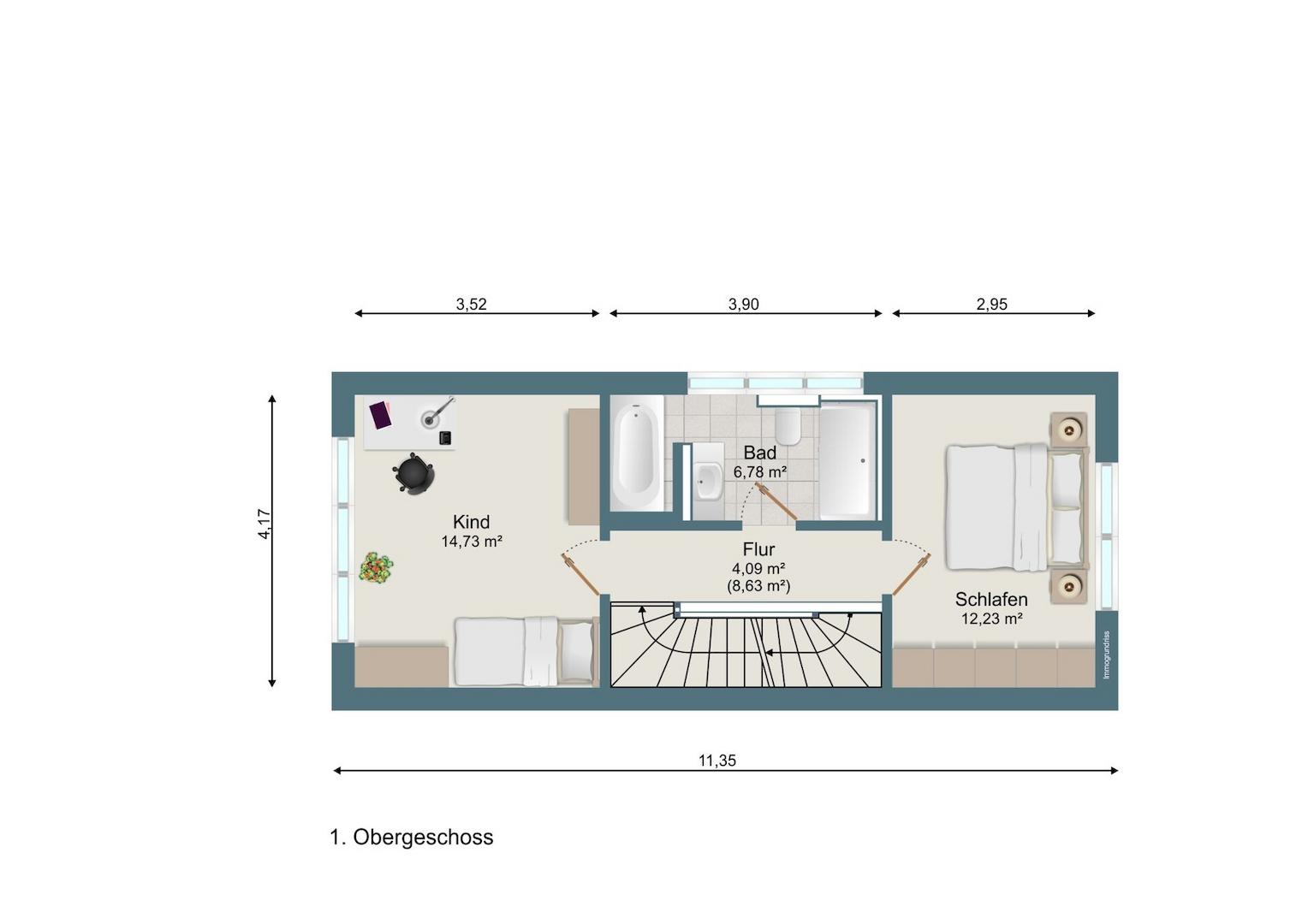 Grundriss 1. OG 