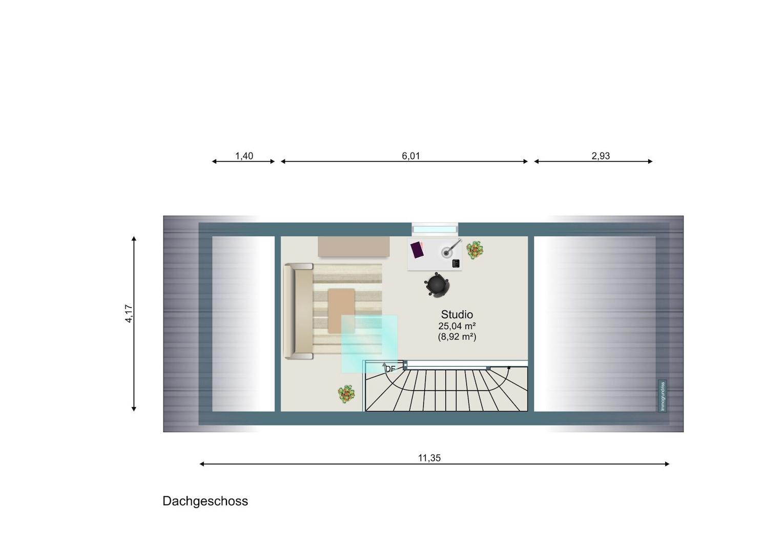 Grundriss DG Studio 