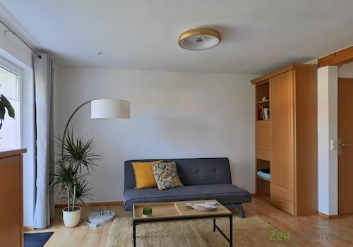 Blick zum Sofa