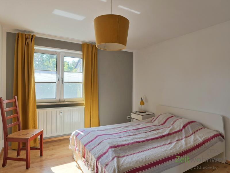 Blick ins Schlafzimmer