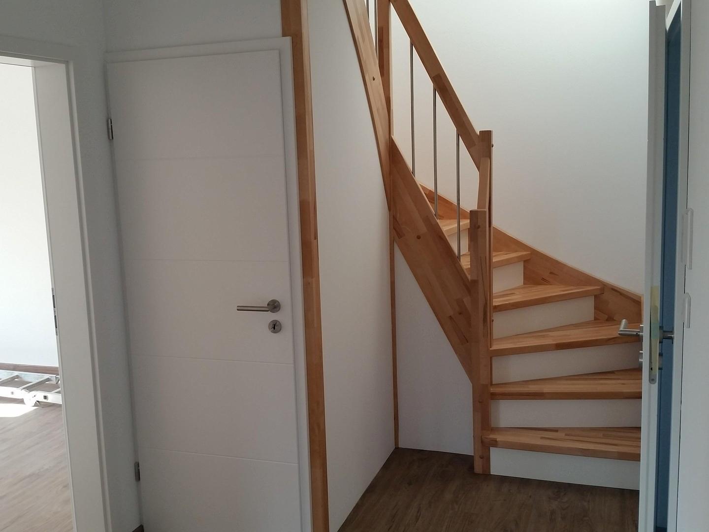 Treppe zum Spitzboden