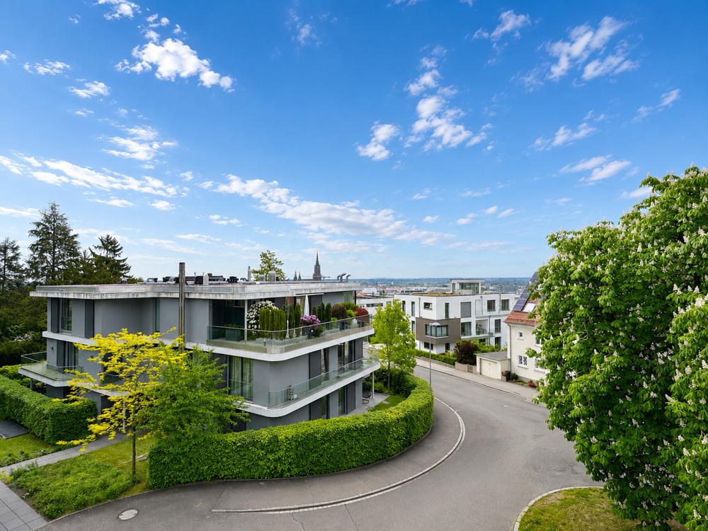 Ausblick Balkon