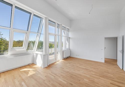 Große Fensterfront