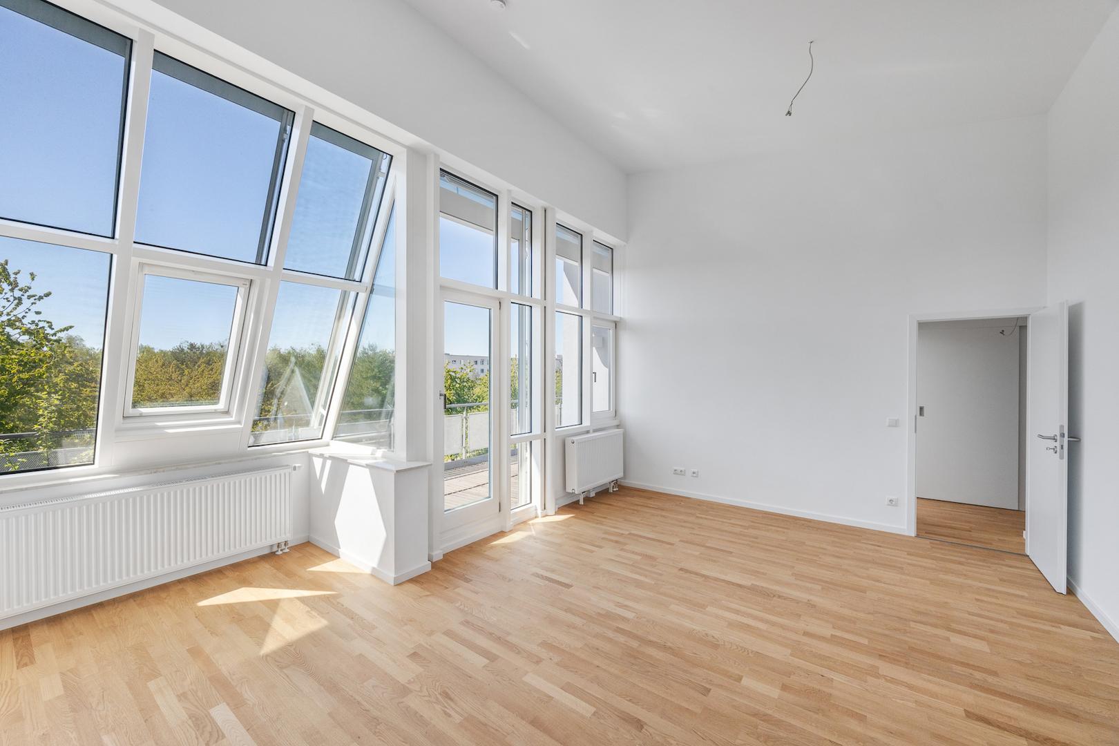 Große Fensterfront
