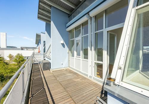 Sonnige Terrasse
