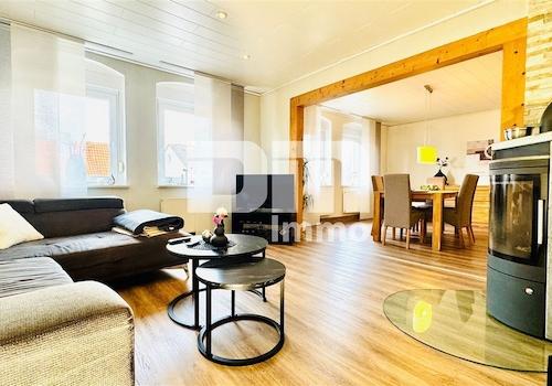 OG Wohn / Esszimmer offen / Kamin