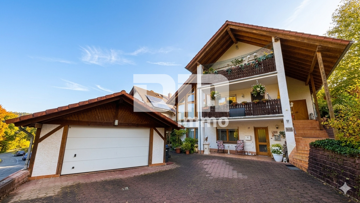 Frontansicht / Garage / Hofbereich
