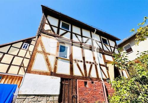 Frontansicht Haus Fachwerk