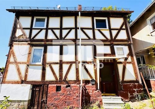 Frontansicht Haus Fachwerk