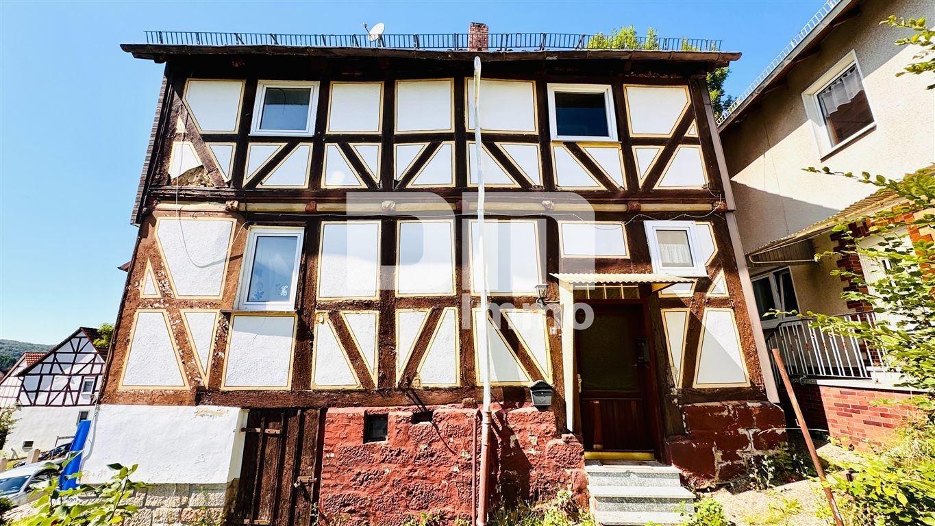 Frontansicht Haus Fachwerk