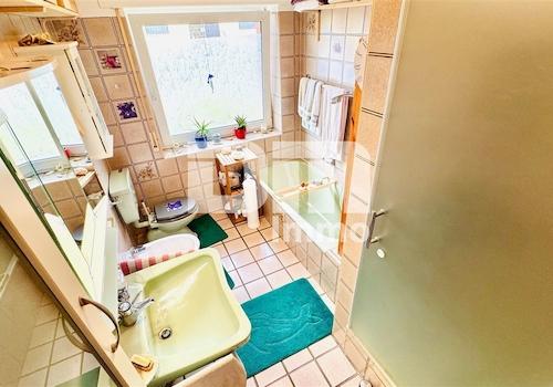 EG Badezimmer / Wanne / Dusche / Bidet