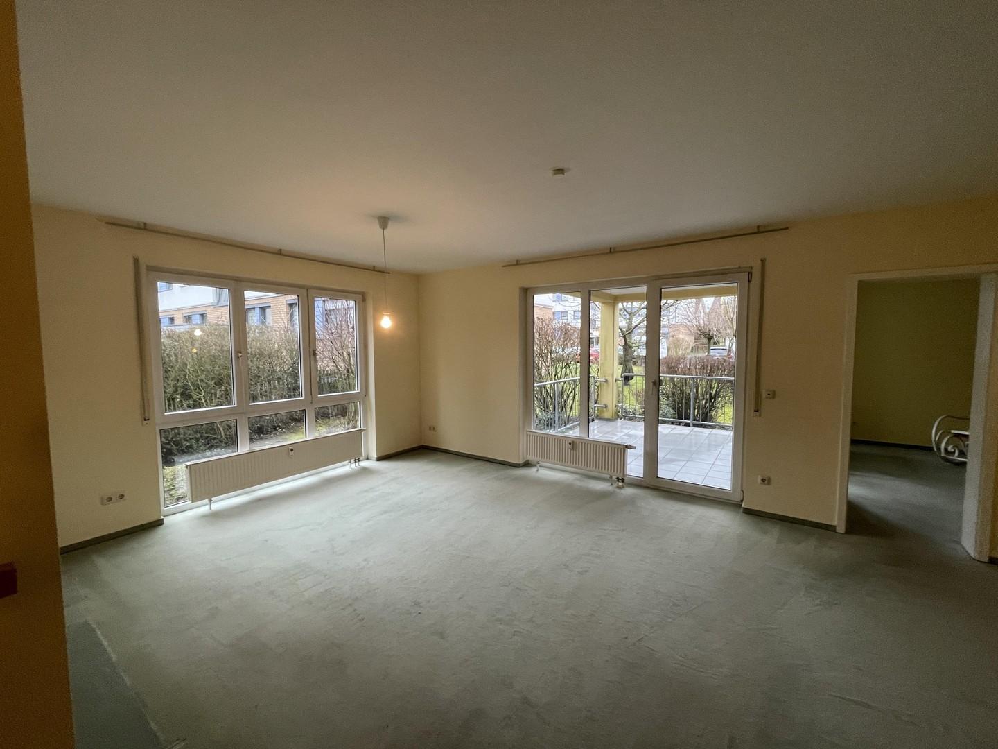 Wohnzimmer Gartenblick