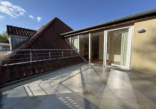 Sonnige Dachterrasse