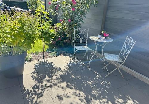 Terrasse Vorgarten