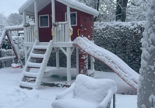 Spielplatz Winterimpression