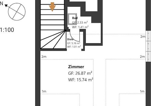 Grundriss Dachgeschoss