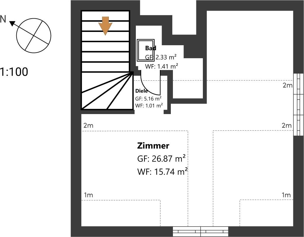 Grundriss Dachgeschoss
