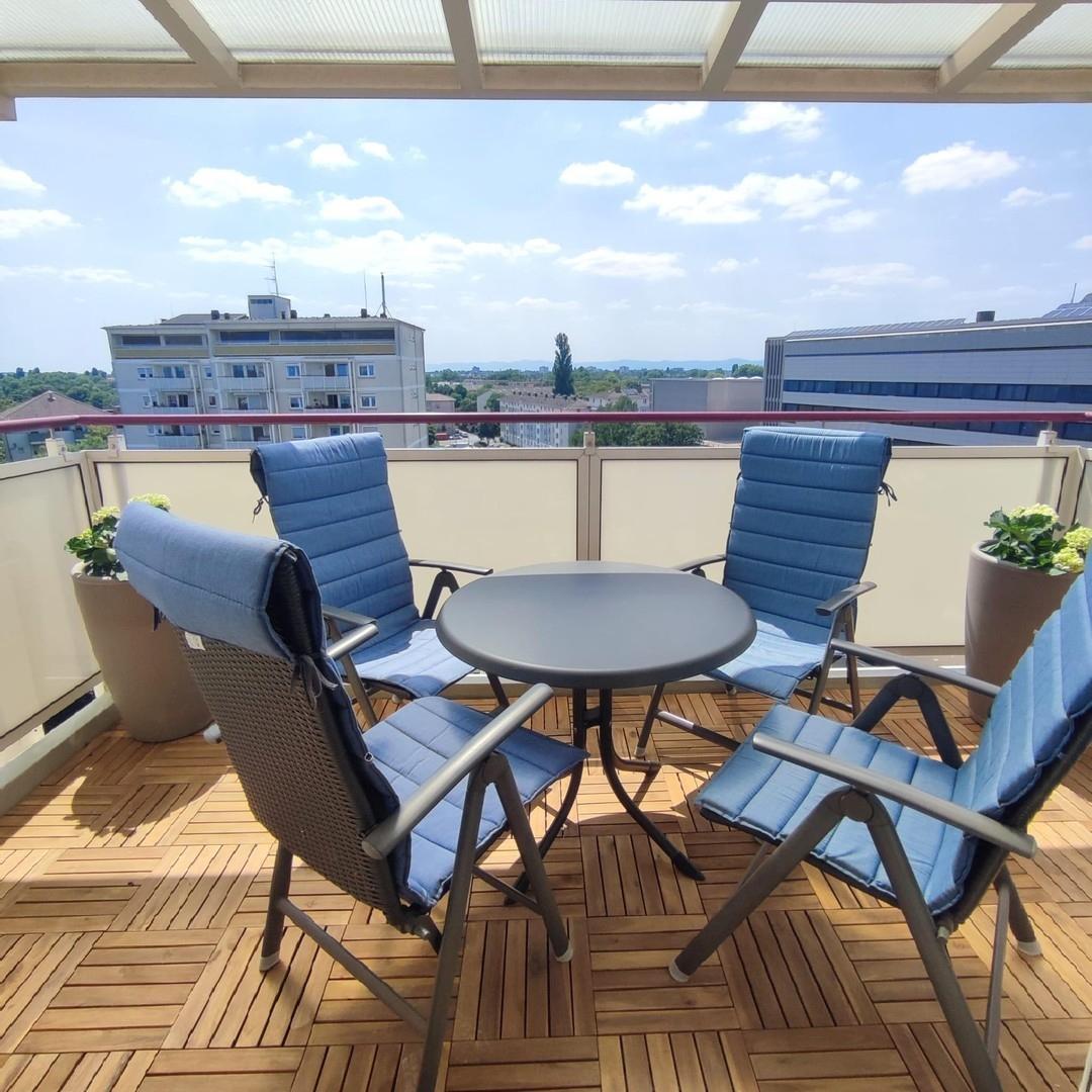 Balkon mit Aussicht