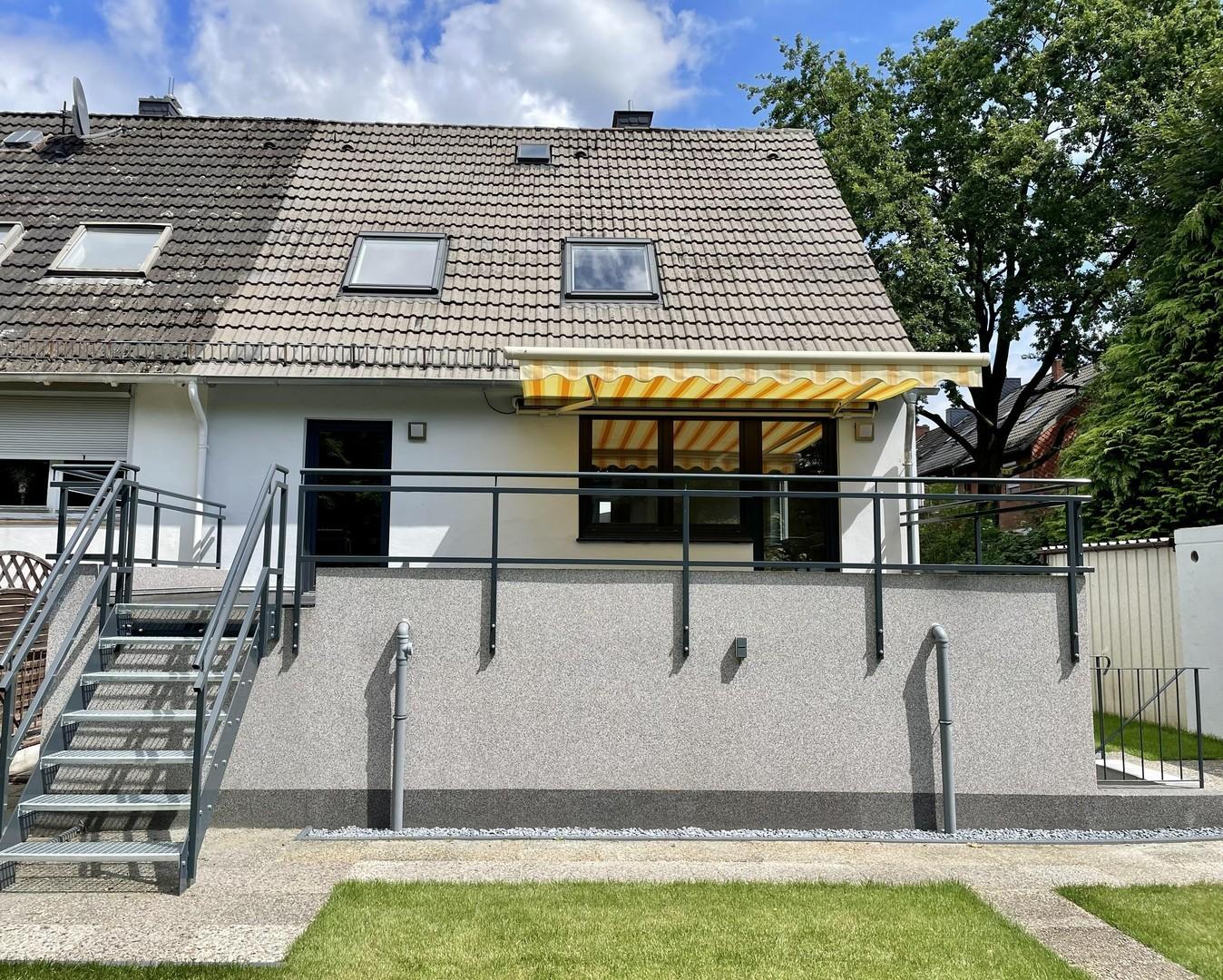 Gartenansicht Markiese