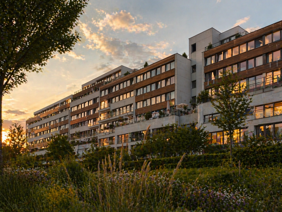 Gebäude Abend