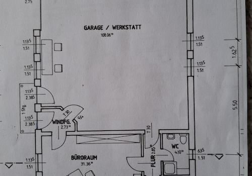 Gewerbegebäude Werkstatt/ Lage