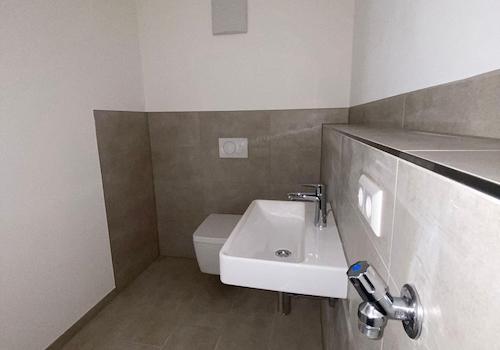 Gäste-WC mit Wasseranschl.
