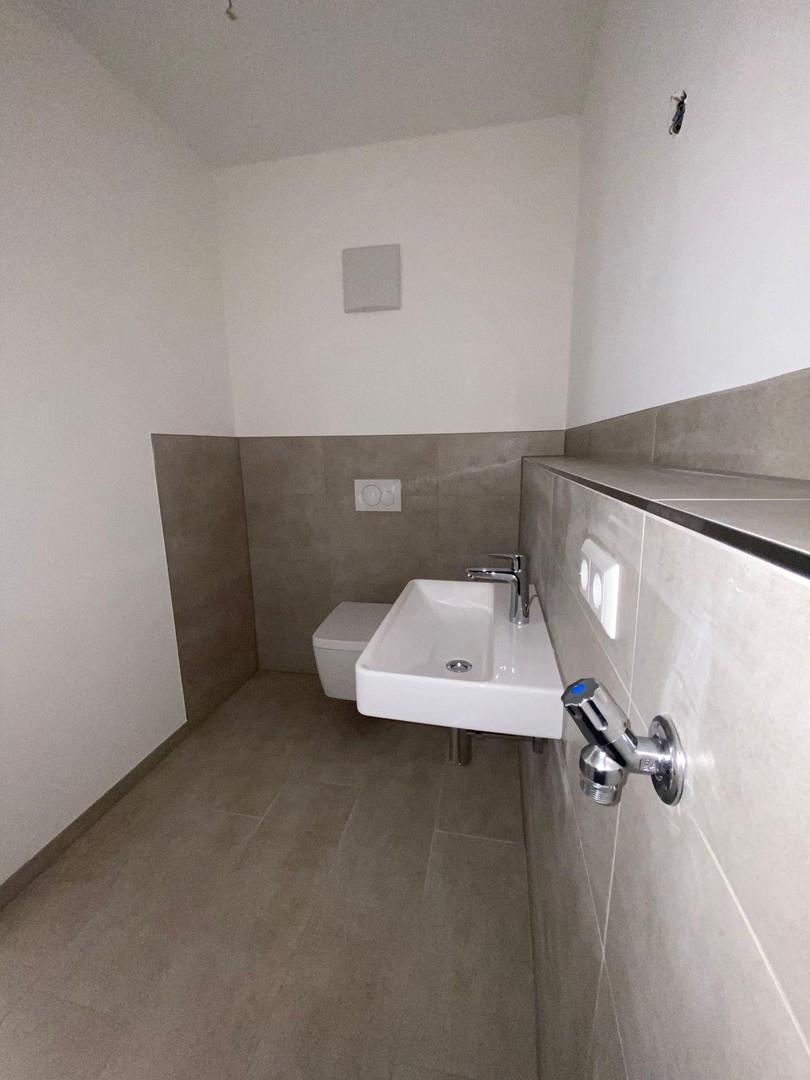 Gäste-WC mit Wasseranschl.
