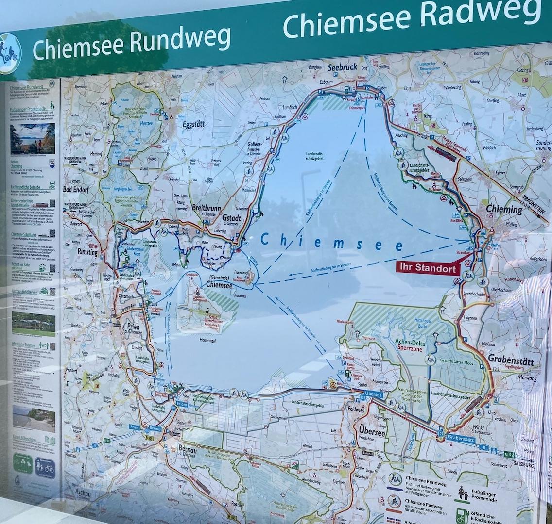 Chiemseekarte