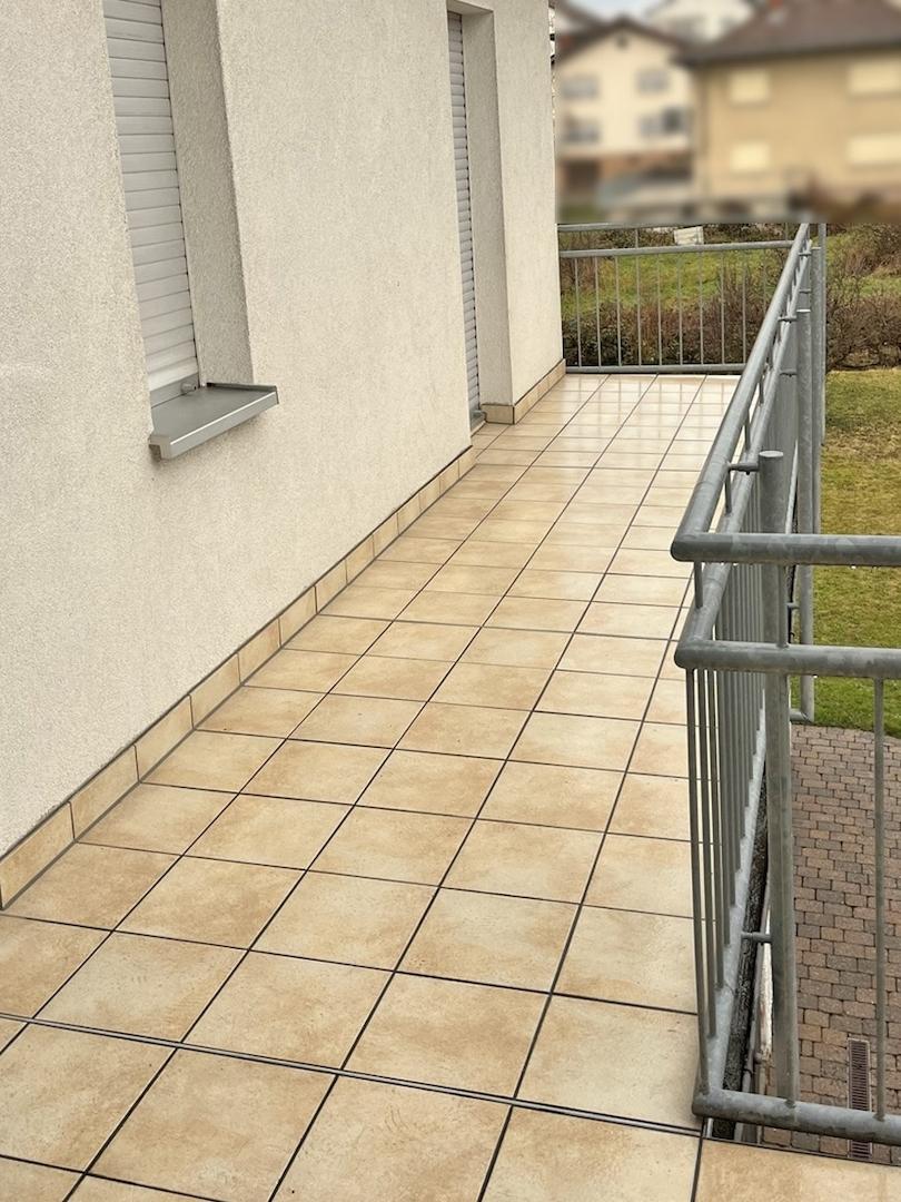 Blick auf den Balkon
