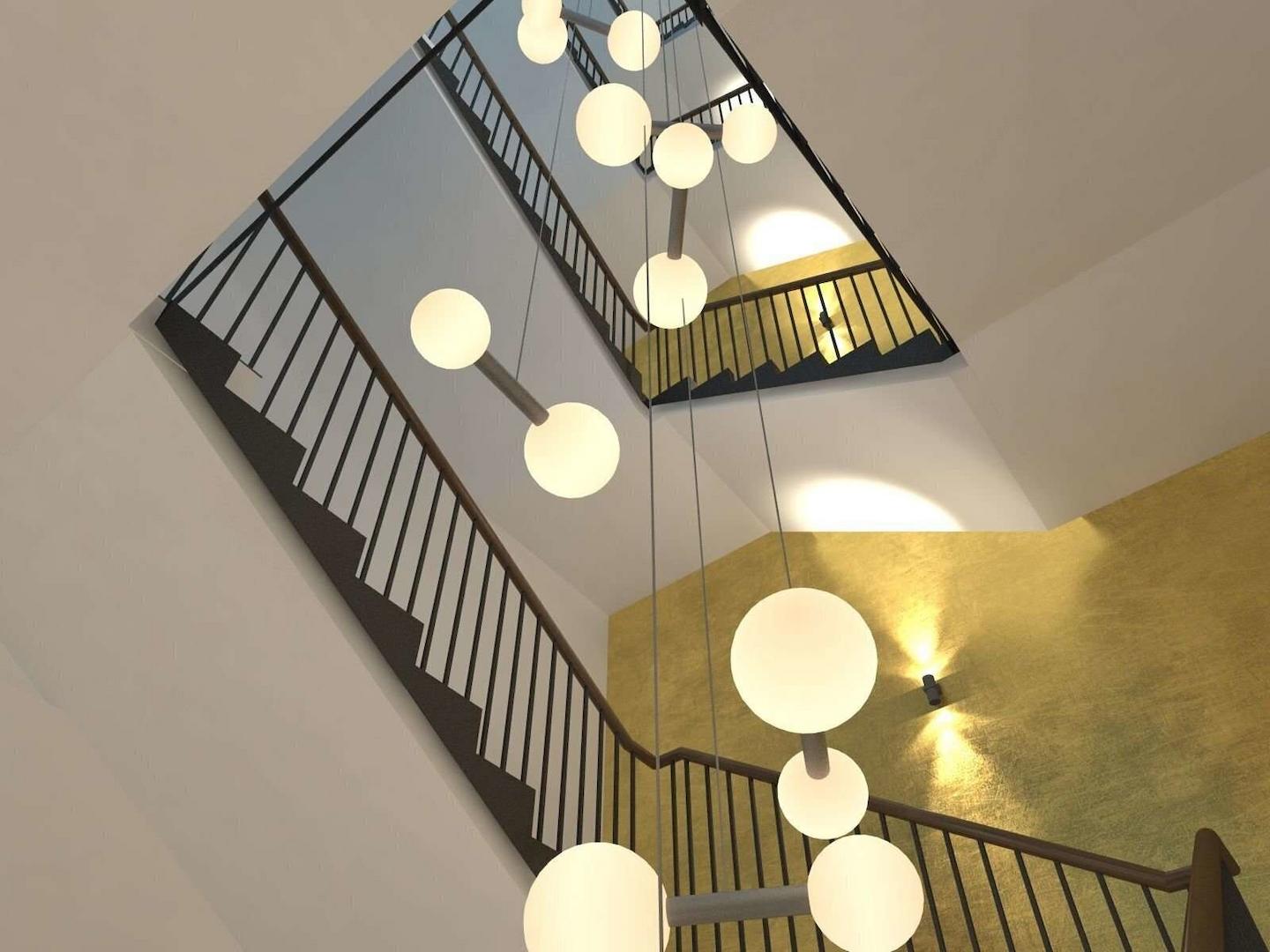 Visualisierung-Treppenhaus