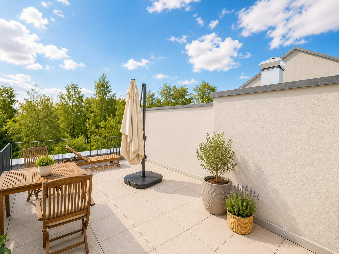 Ausschnitt Dachterrasse