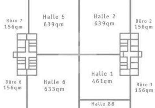 Lageplan Büro und Halle 7