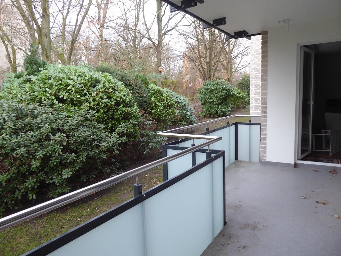 Balkon von links