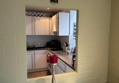 Blick in die Küche -Maisonette