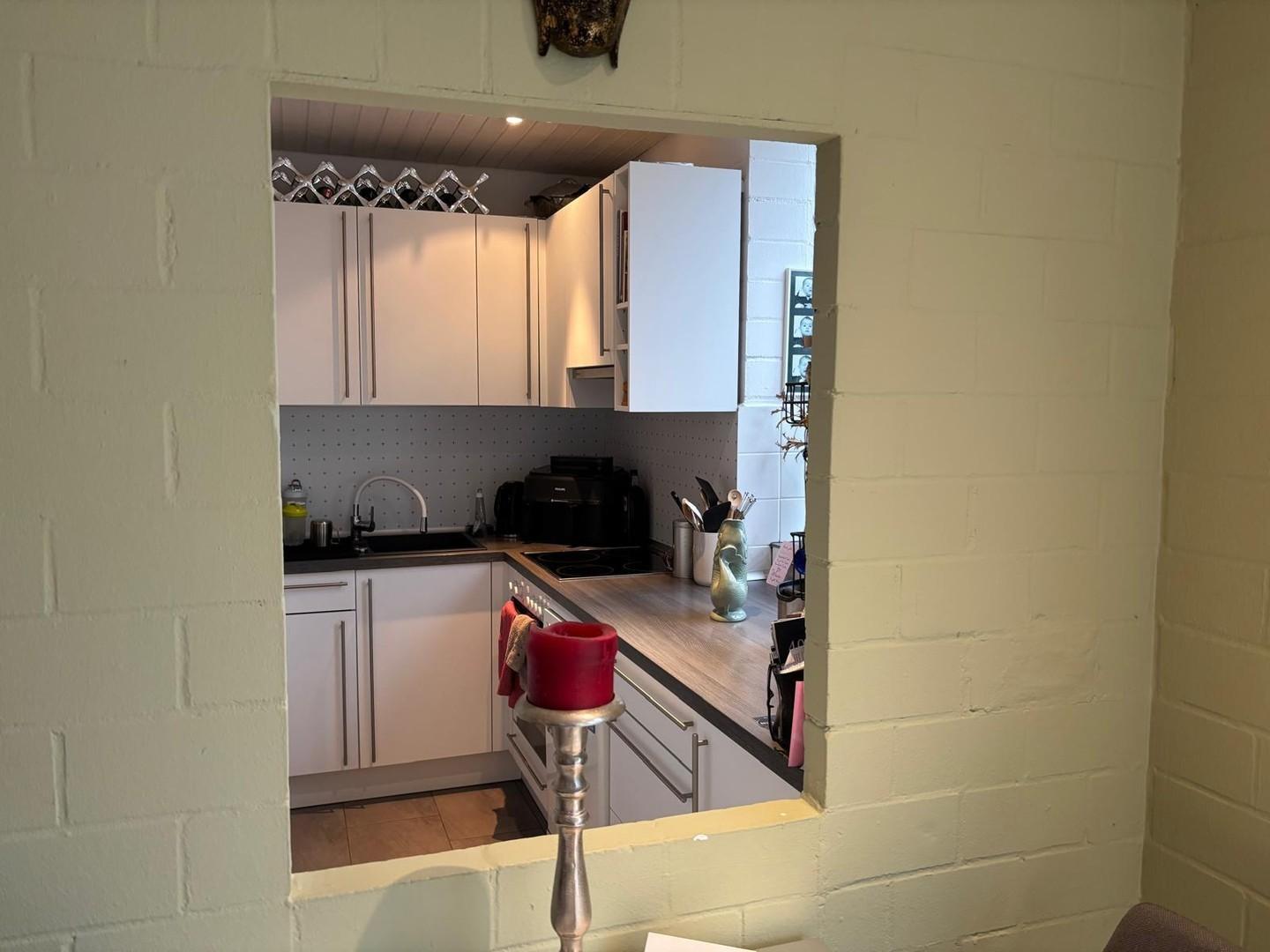 Blick in die Küche -Maisonette