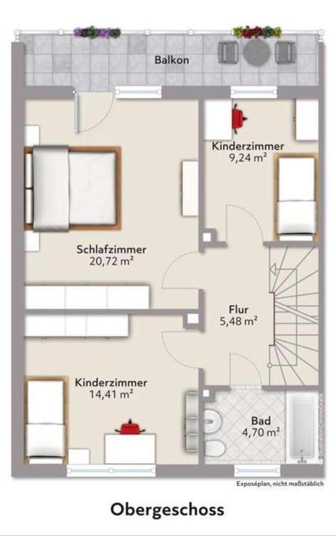 Grundriss 1. Obergeschoss