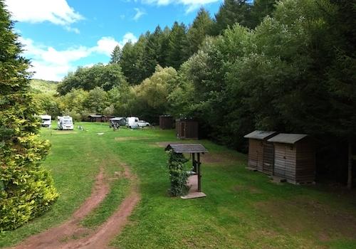 Südlicher Bereich des Campingplatzes