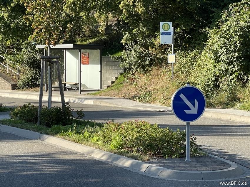 Bushaltestelle 100m
