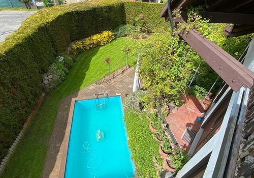 Blick vom Balkon