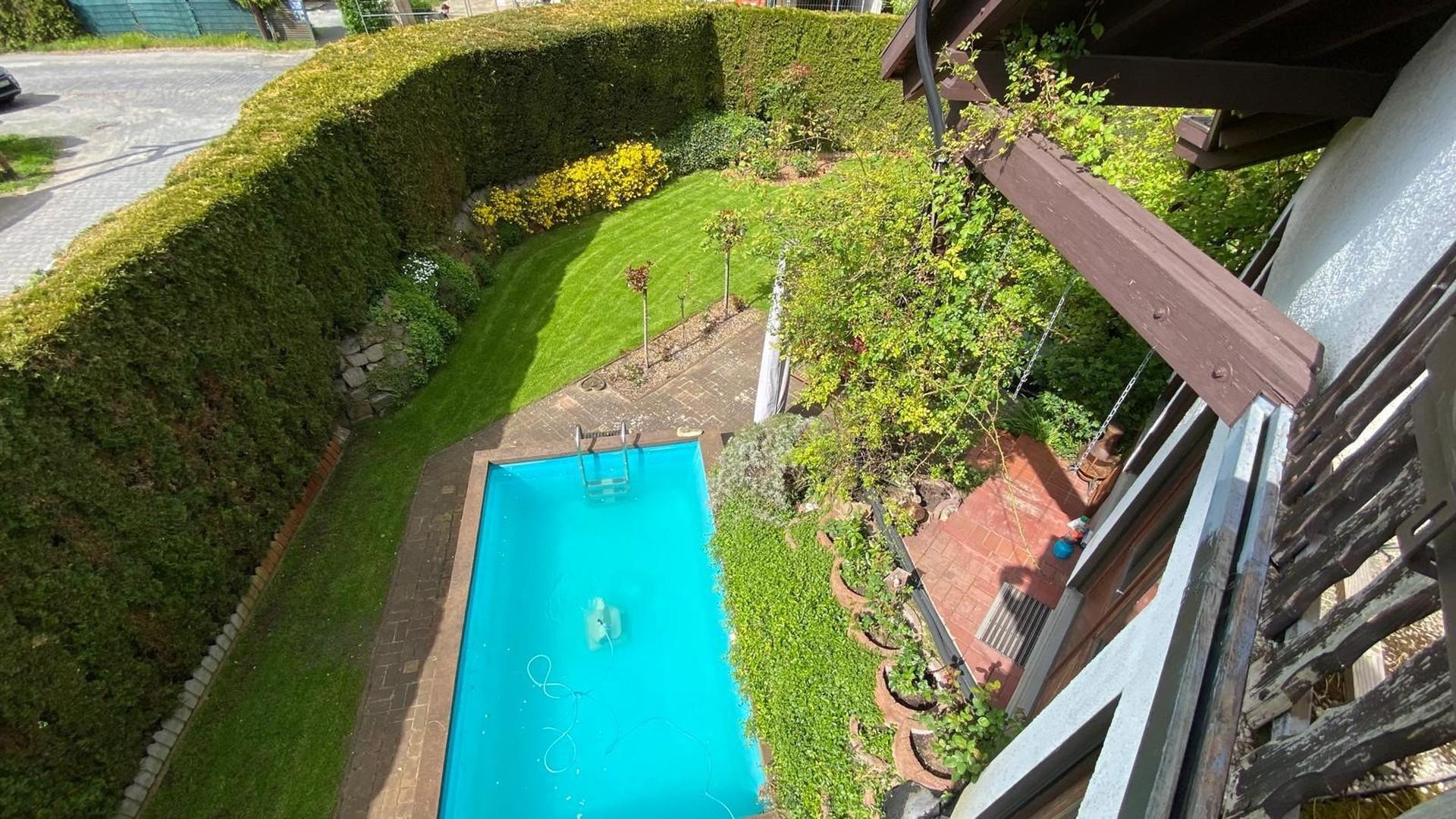 Blick vom Balkon
