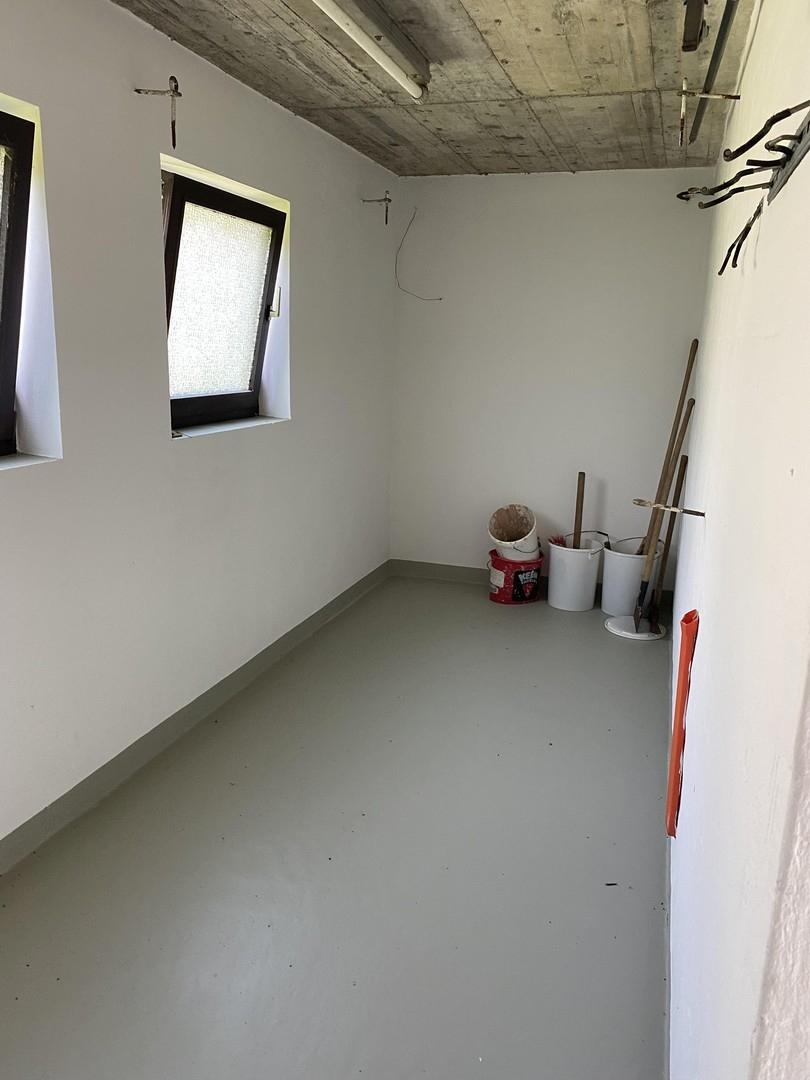Geräteraum hinter Garage