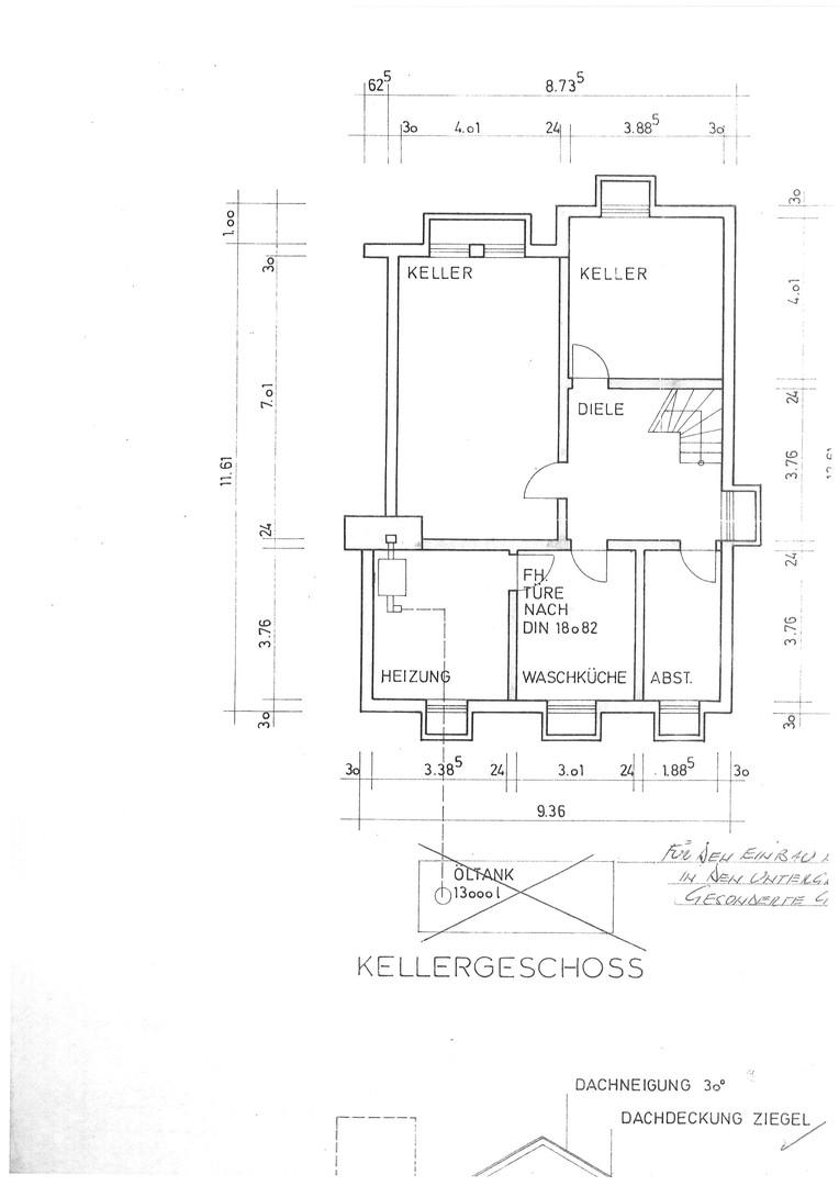 Grundriss Kellergeschoss