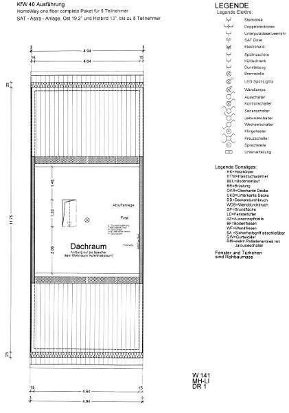 Grundriss Spitzboden