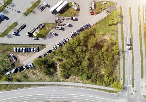 Luftbild Grundstück und Umgebung
