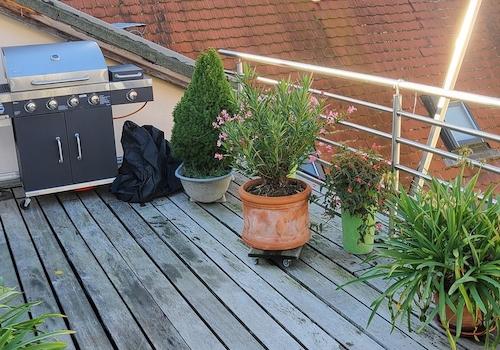 Dachterasse Grillplatz