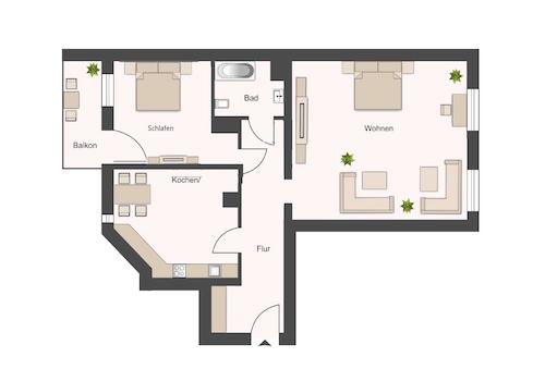 Grundriss WE 12 neu
