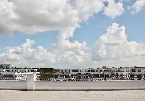 über den Dächern von Düsseldor