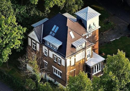 Luftbild Villa im Park