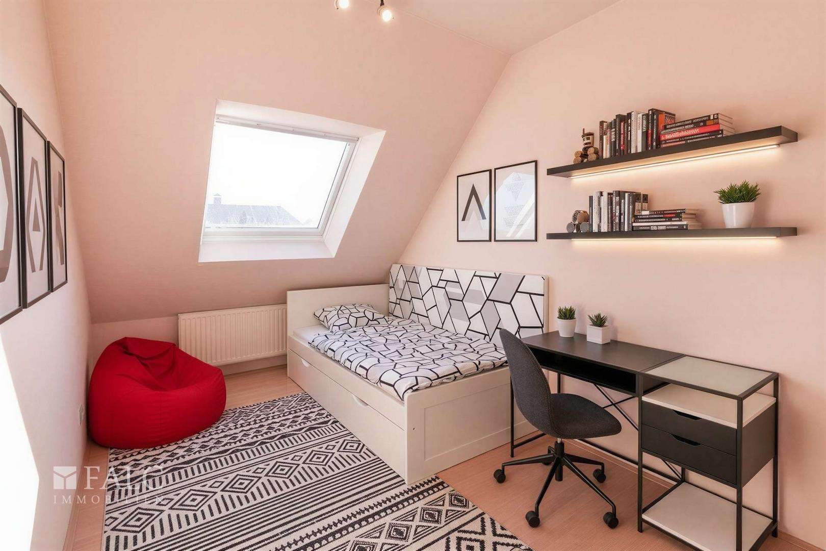 1. OG Schlafzimmer 3 - (KI generiert)